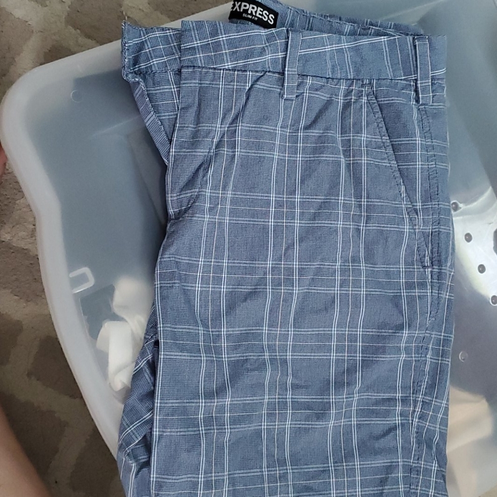 Express slim fit shorts